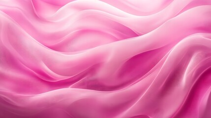Obraz premium Close-up view of soft, flowing pink fabric folds.