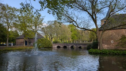 Castle Gardens of Arcen in the Netherlands. 