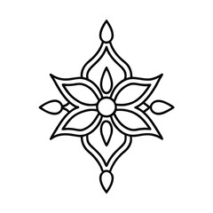 Obraz premium vector illustration of a flower