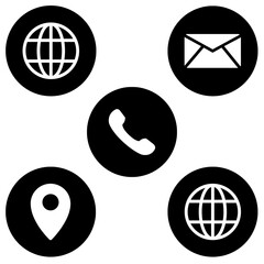 e mail icon set