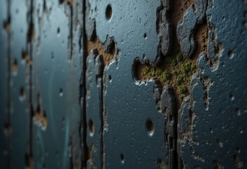 detailed close dark weathered concrete wall textured surface natural patina, pattern, contrast, structure, cement, rough, rustic, aged, grey, stone