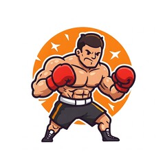 illustration of a boxer