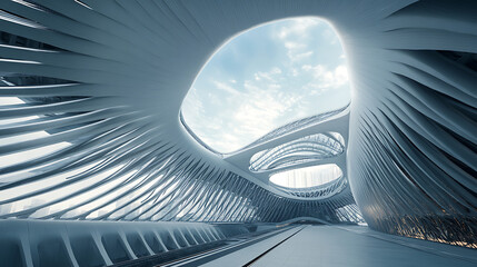 Glass building with water reflection under modern design high resolution picture