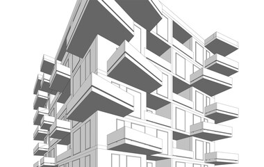 Obraz premium abstract architecture background