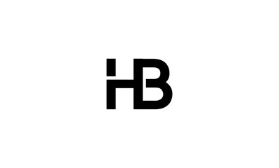 HB initial letters, monogram logo