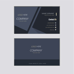  Clean professional business card template, visiting card, business card card design . double sided business card template modern and clean style . flat 