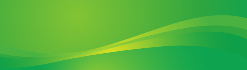 Wave curve on dark green background. Yellow glowing horizontal banner. Modern gradient cover design. Art & Illustration