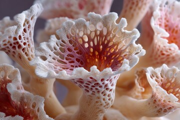 Unusual Coral Structure Displaying Intricate and Delicate Branching Patterns