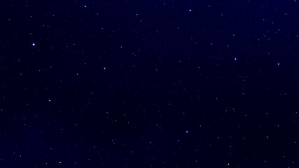 Starry night sky. Galaxy space background. Glowing stars in space. New Year, Christmas and celebration background concept.