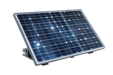 Realistic solar panel illustration PNG with a transparent background


