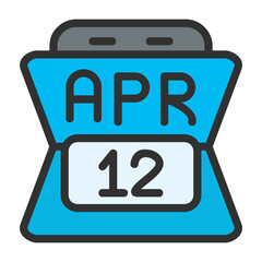 April 12 Icon