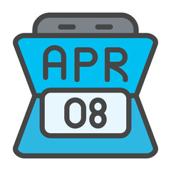 April 8 Icon