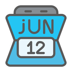 June 12 Icon