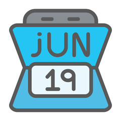 June 19 Icon