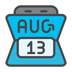 August 13 Icon
