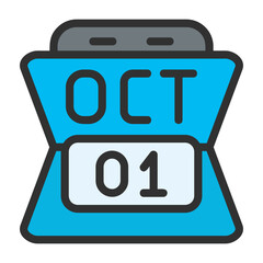 October 1 Icon