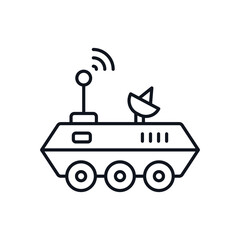 Space Rover Vector icon
