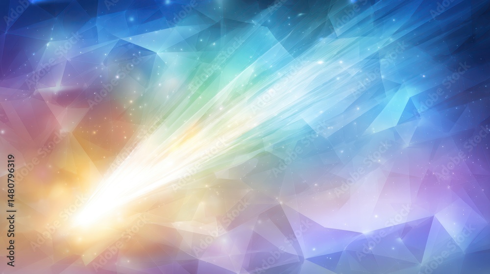 Poster Stylized abstract design for futuristic branding or sci-fi interfaces...