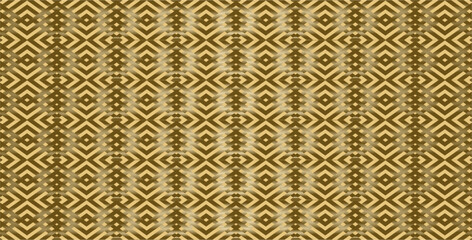 repetition of geometric planes, zigzag lines and play of brown gold colors that create a dynamic effect that gives an elegant and expensive impression