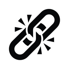 Broken chain icon