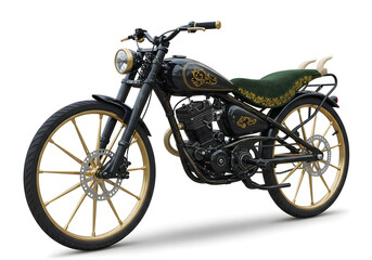 Fototapeta premium Classic Motorcycle: Images & Specs