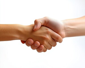 Two hands shaking