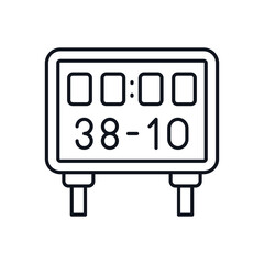 Digital Score Vector icon