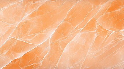 Orange marble texture background with white vein details