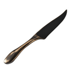 Fototapeta premium Elegant Stainless Steel Knife with Sleek Design for Culinary Use in Modern Kitchens on transparent background