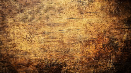 Obraz premium A close-up view of a rustic wooden surface, showcasing its rich texture and warm tones.