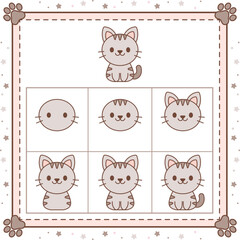 easy step by step cute coloring cat drawing to learn how to draw for kids