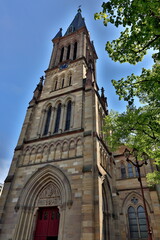 Kirche in der Altstadt von Mulhouse