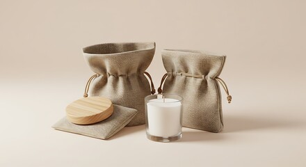 Minimalist Natural Skincare Packaging &ndash; Eco-friendly Design
