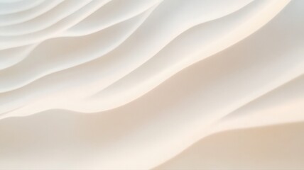 Smooth Rippling Sand Dunes Under Soft Light