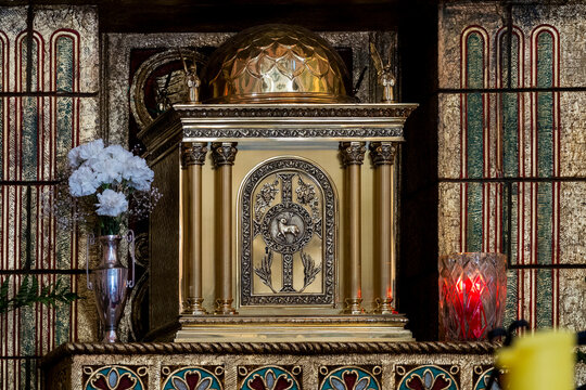 Tabernacle in the church, the place of Christ&rsquo;s sacred presence.
