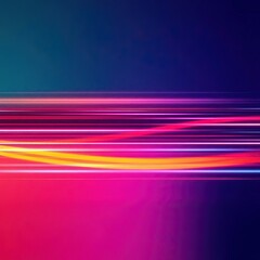 Abstract Light Streaks: An abstract design featuring a dynamic display of vibrant, multicolored light streaks moving in a captivating direction across a dark and colorful background.