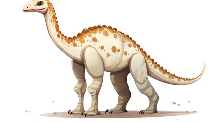 Corythosaurus Cartoon Vector Illustration Isolated Professional Design