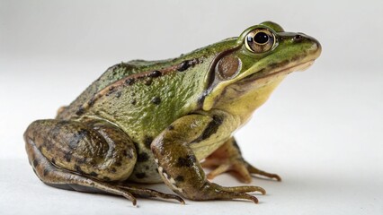 Obraz premium Common Frog on studio background 