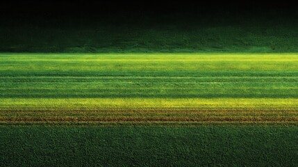 Obraz premium A stunning image of vibrant and visually striking generative photo featuring the lush green lawn of a soccer stadium.
