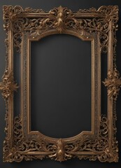 Elegant filigree frame, ornate details, scrollwork ,  lace,  ceremony