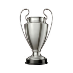 Copa de competición de fútbol Europeo sin marcas, con fondo transparente 