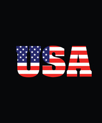 Usa T-shirt Design