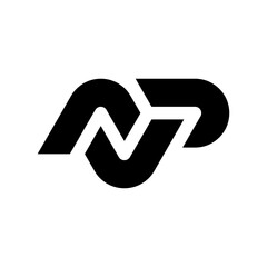 Letter NP creative modern monogram logo © logojos