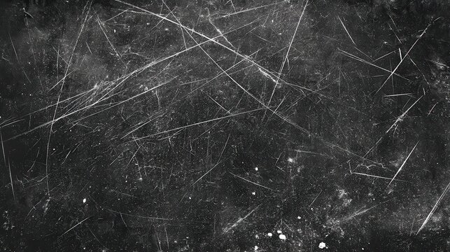 Ultra quality image of vintage overlay texture of dust and scratches on a black background.