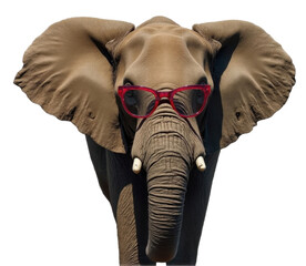 Elephant with Glasses
