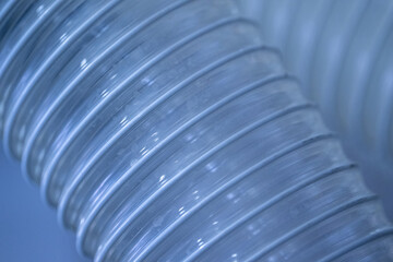 Flexible PUR antistatic suction hose for air conditioning, background flexi hose, industrial...