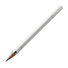 Sleek White Mechanical Pencil Minimalist Design for Writing