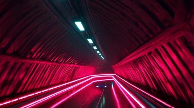  Futuristischer U-Bahn-Tunnel