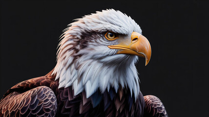 Obraz premium portrait of a bald eagle