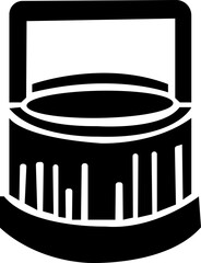 Water well vector black set icon. Vector illustration wooden and stones wellspring on white background . Isolated black set icon water well. isolated on transparent background